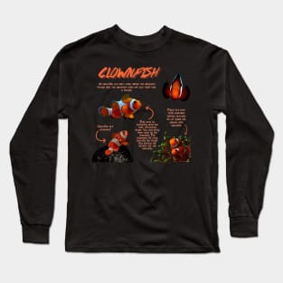 Clownfish Fun Facts Long Sleeve T-Shirt